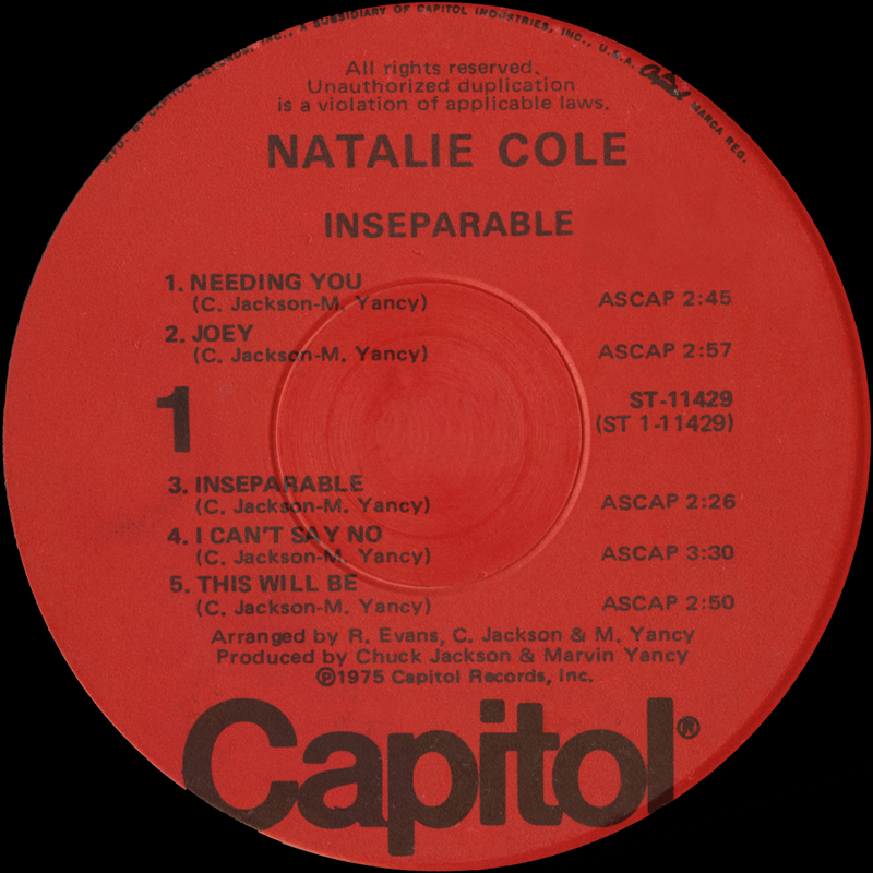 Natalie Cole Pink Cadillac UK 12 vinyl single (12 inch 
