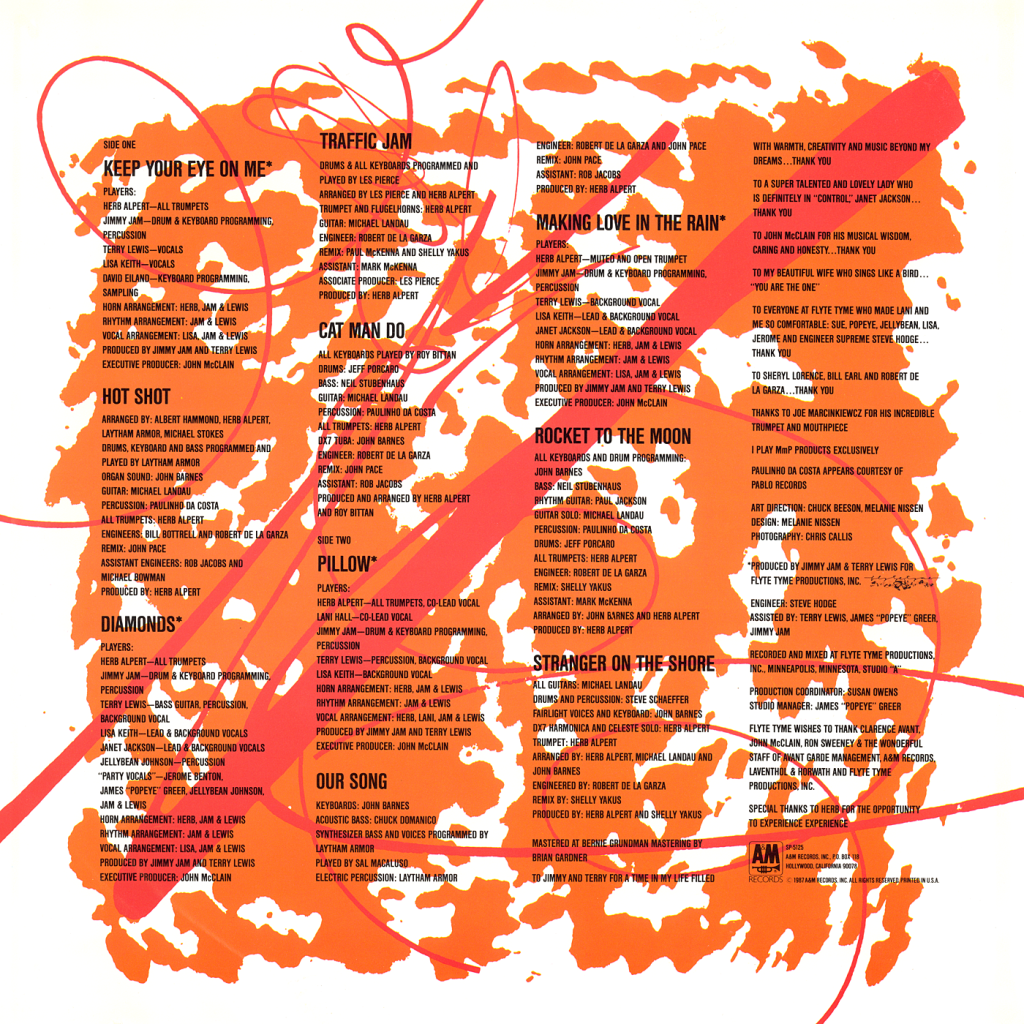 Herb Alpert Keep Your Eye On Me Vinyl Album